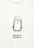 Printed cotton-blend T-shirt
